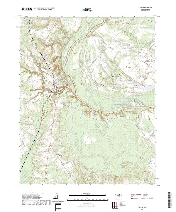 USGS Topographic Map – Halifax