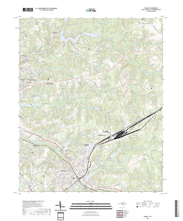 USGS Topographic Map – Hamlet