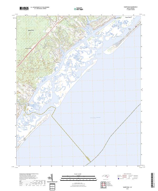 USGS Topographic Map – Hampstead