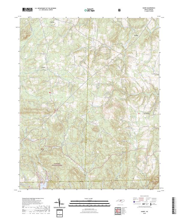 USGS Topographic Map – Handy