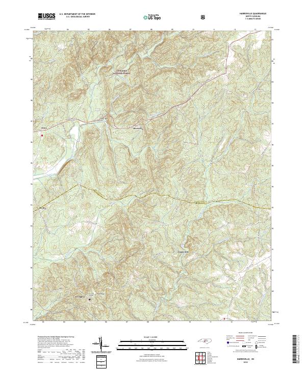USGS Topographic Map – Harrisville