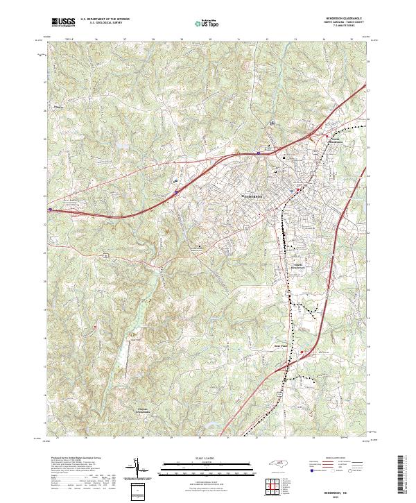 USGS Topographic Map – Henderson