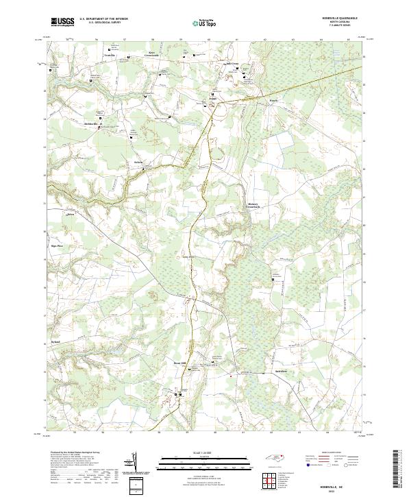 USGS Topographic Map – Hobbsville