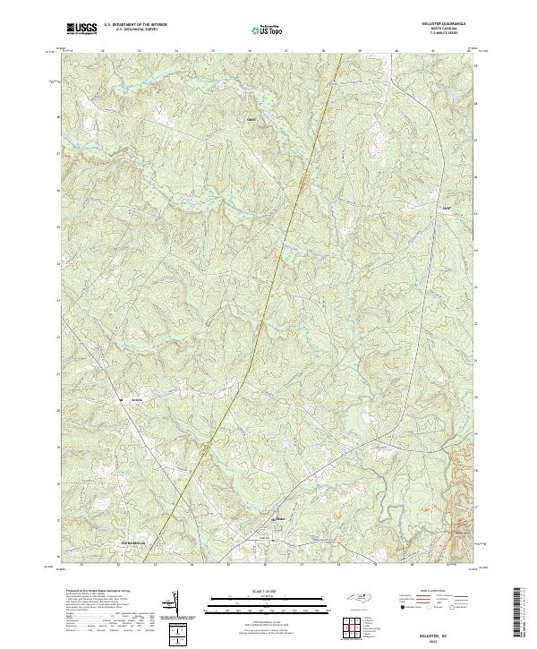 USGS Topographic Map – Hollister