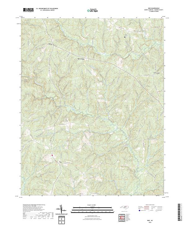 USGS Topographic Map – Inez