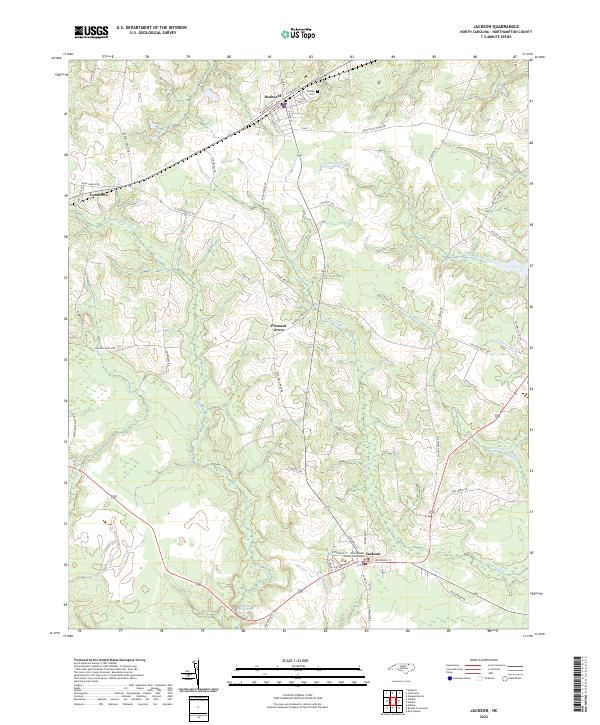 USGS Topographic Map – Jackson