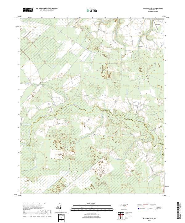 USGS Topographic Map – Jacksonville NE