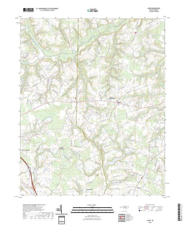 USGS Topographic Map – Jason