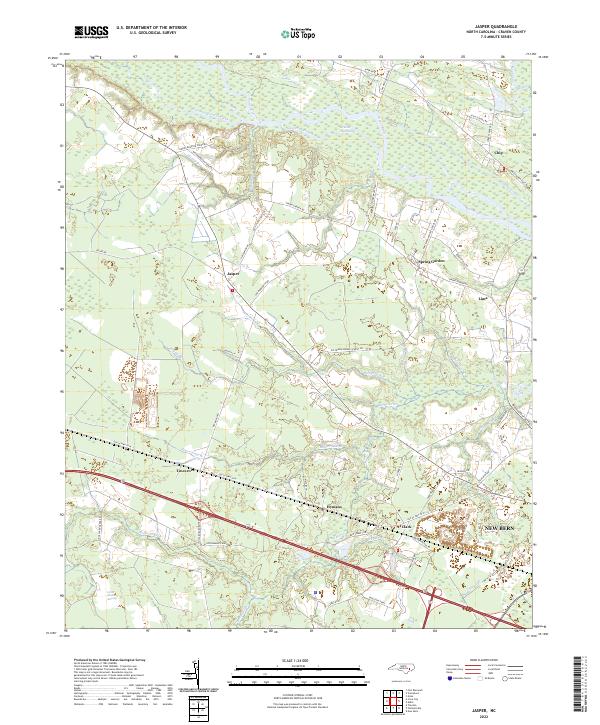USGS Topographic Map – Jasper
