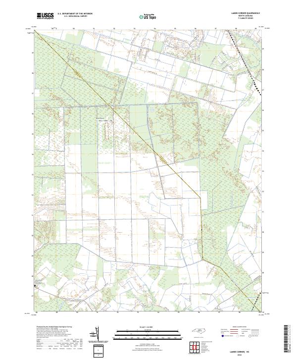 USGS Topographic Map – Lambs Corner