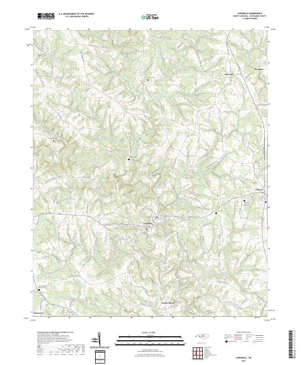 USGS Topographic Map – Lawndale
