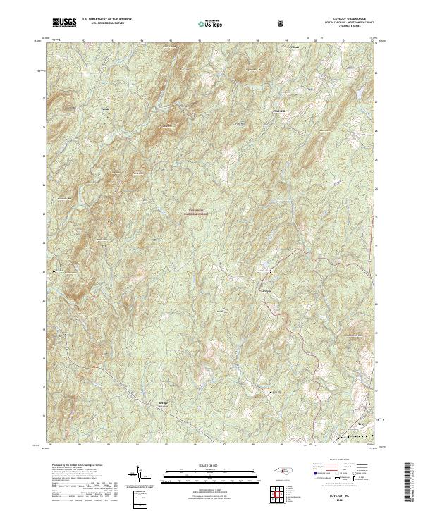 USGS Topographic Map – Lovejoy