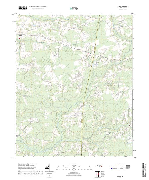 USGS Topographic Map – Lyman