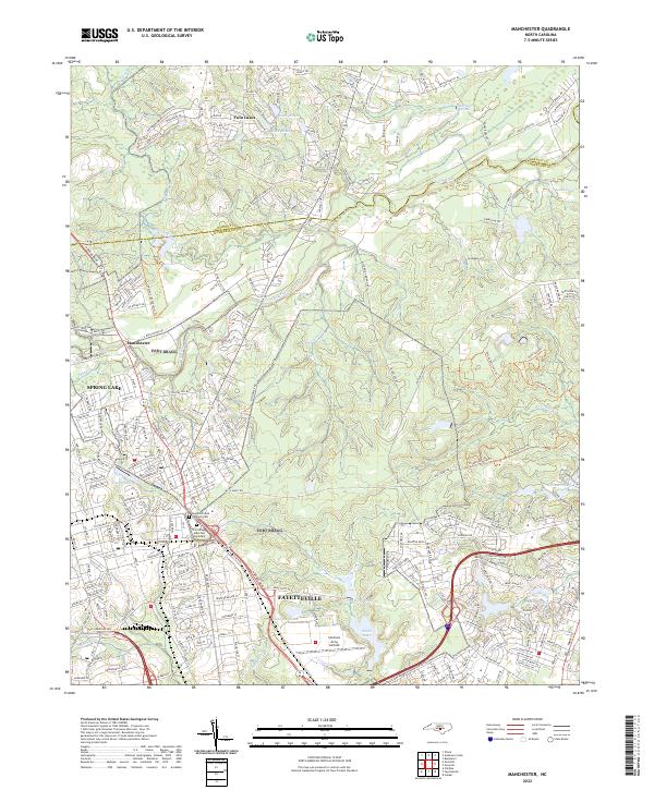 USGS Topographic Map – Manchester