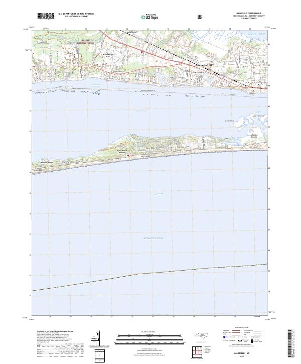 USGS Topographic Map – Mansfield