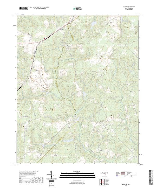 USGS Topographic Map – Marston