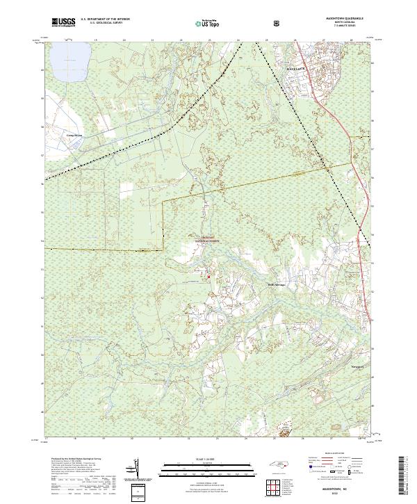 USGS Topographic Map – Masontown