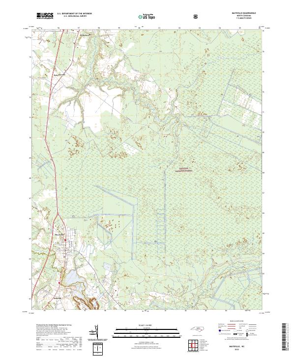 USGS Topographic Map – Maysville