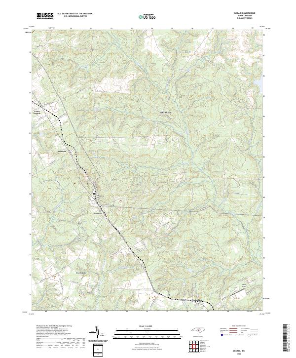 USGS Topographic Map – McCain