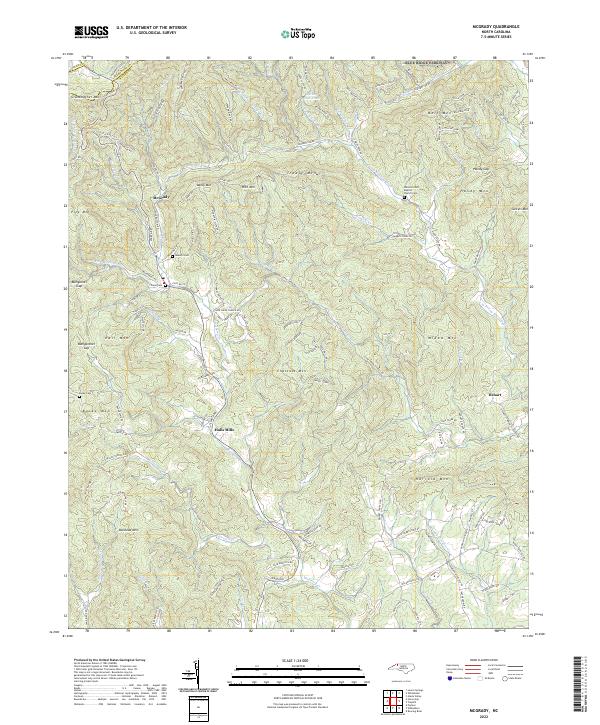 USGS Topographic Map – McGrady
