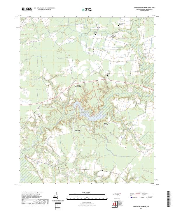 USGS Topographic Map – Merchants Millpond