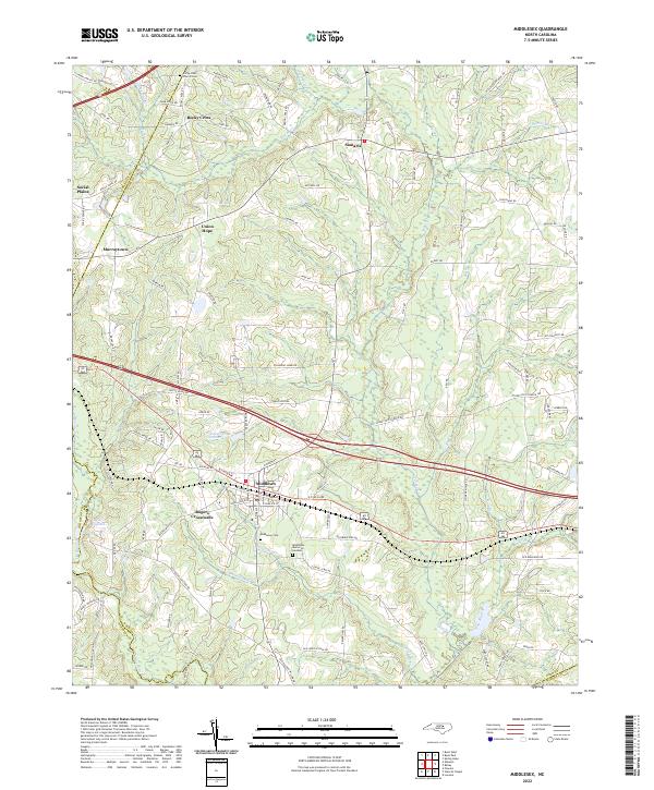 USGS Topographic Map – Middlesex