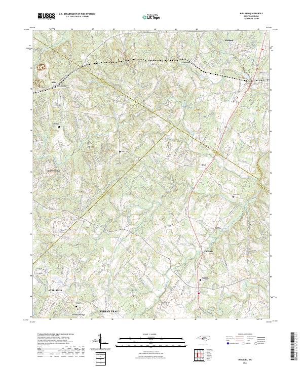 USGS Topographic Map – Midland