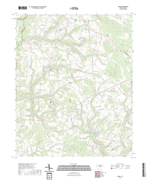 USGS Topographic Map – Mingo