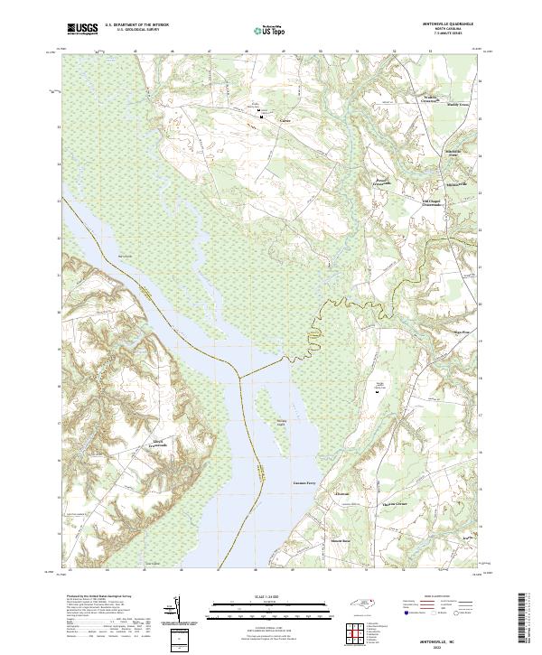 USGS Topographic Map – Mintonsville