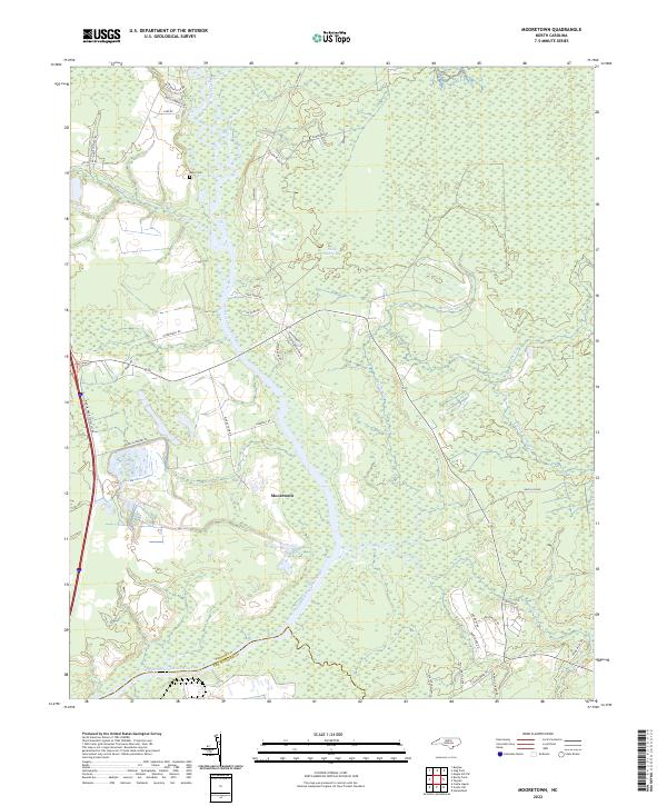 USGS Topographic Map – Mooretown