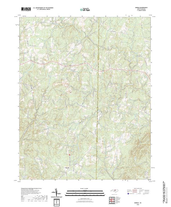 USGS Topographic Map – Moriah