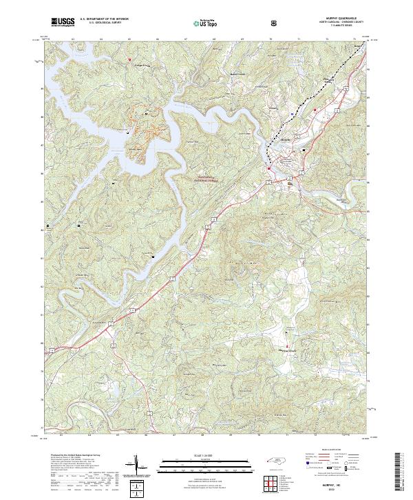 USGS Topographic Map – Murphy
