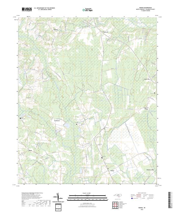 USGS Topographic Map – Nakina