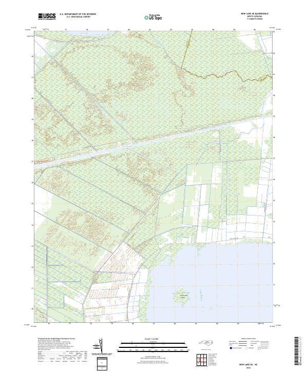 USGS Topographic Map – New Lake SE