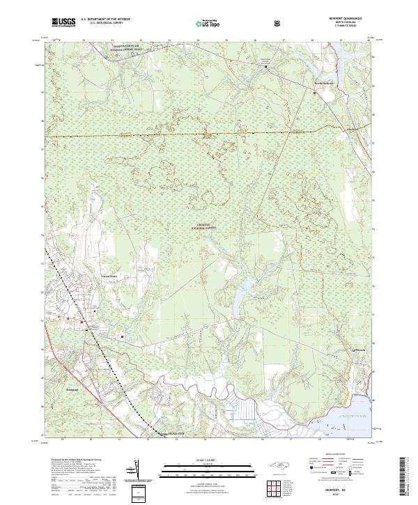 USGS Topographic Map – Newport