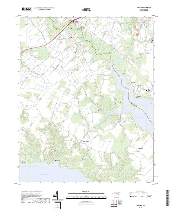 USGS Topographic Map – Nixonton