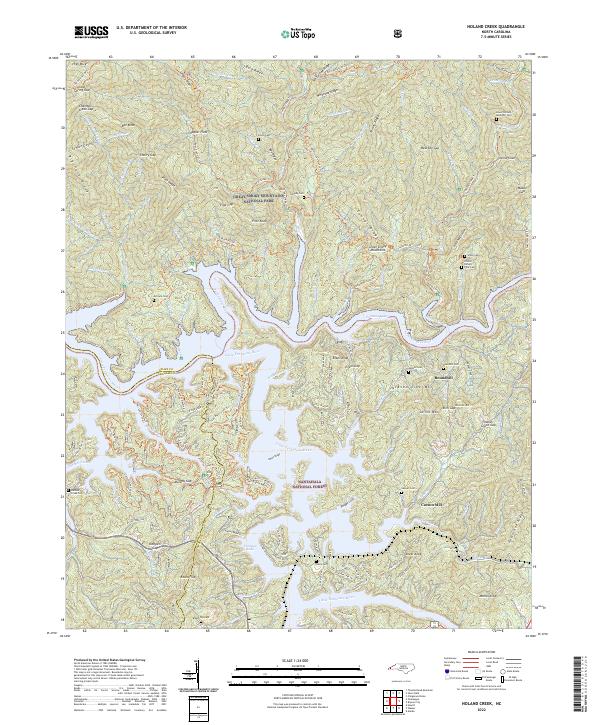 USGS Topographic Map – Noland Creek