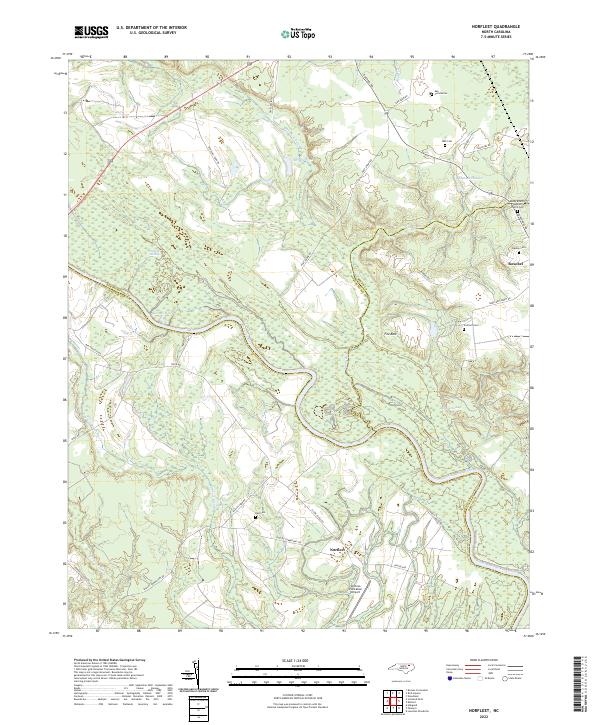 USGS Topographic Map – Norfleet