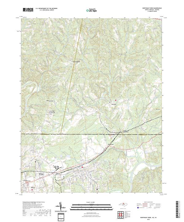 USGS Topographic Map – Northeast Eden