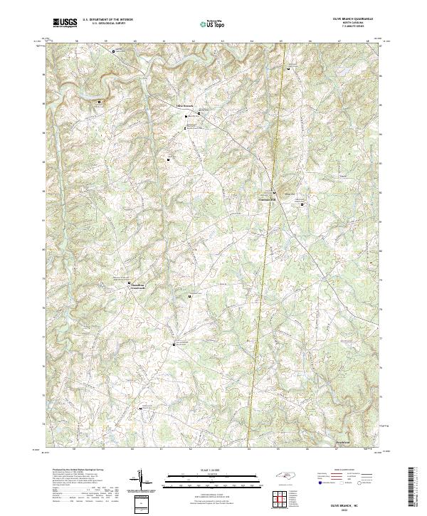 USGS Topographic Map – Olive Branch