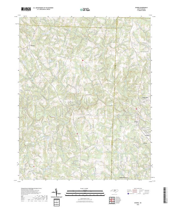 USGS Topographic Map – Ossipee