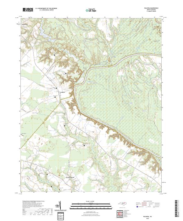 USGS Topographic Map – Palmyra