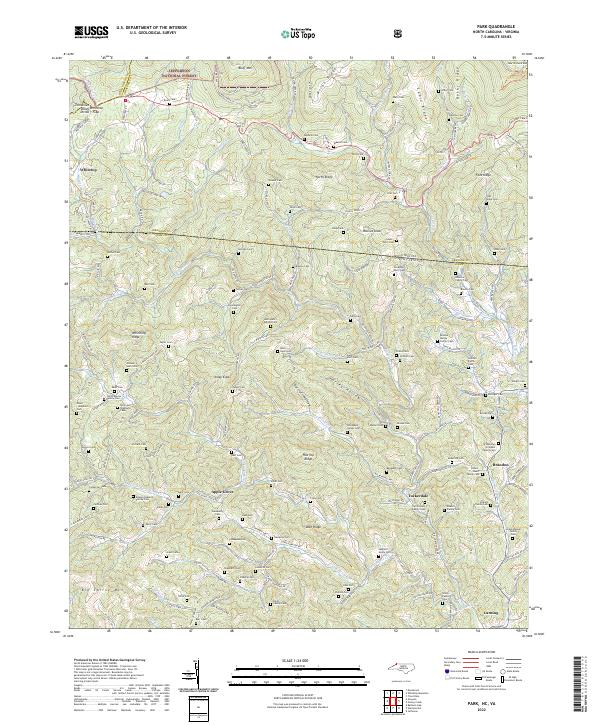 USGS Topographic Map – Park