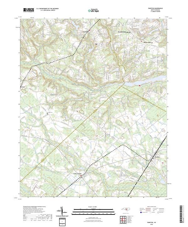 USGS Topographic Map – Parkton