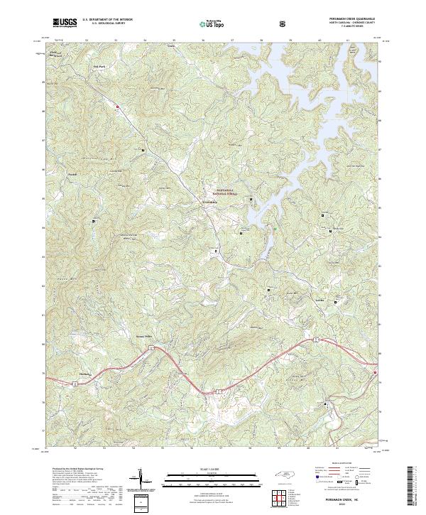 USGS Topographic Map – Persimmon Creek
