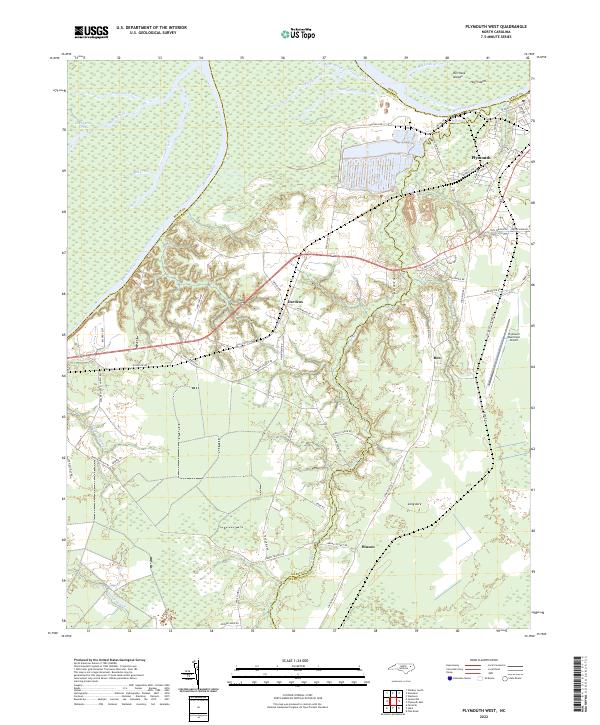 USGS Topographic Map – Plymouth West