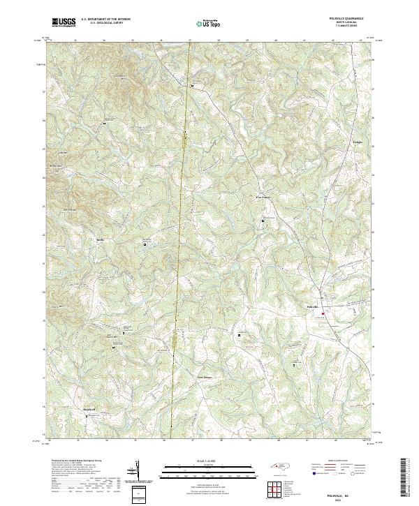 USGS Topographic Map – Polkville