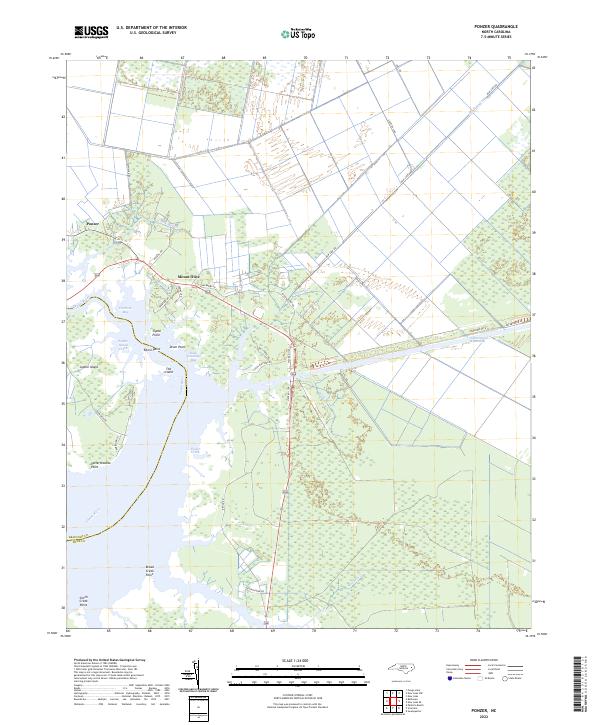 USGS Topographic Map – Ponzer