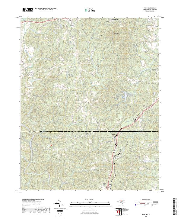 USGS Topographic Map – Price