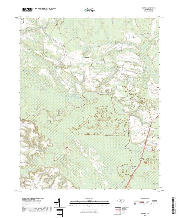 USGS Topographic Map – Quitsna